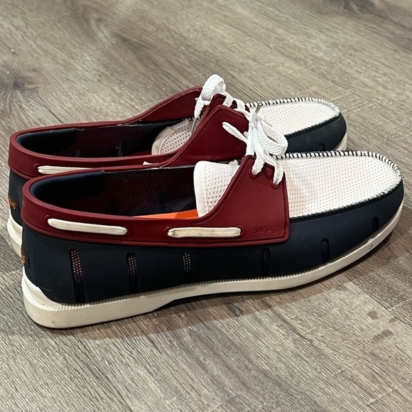 SWIMS Like New Size 7 Colorblock Sneaker Loafer Boat Shoe Waterproof Breathable - Picture 3 of 9